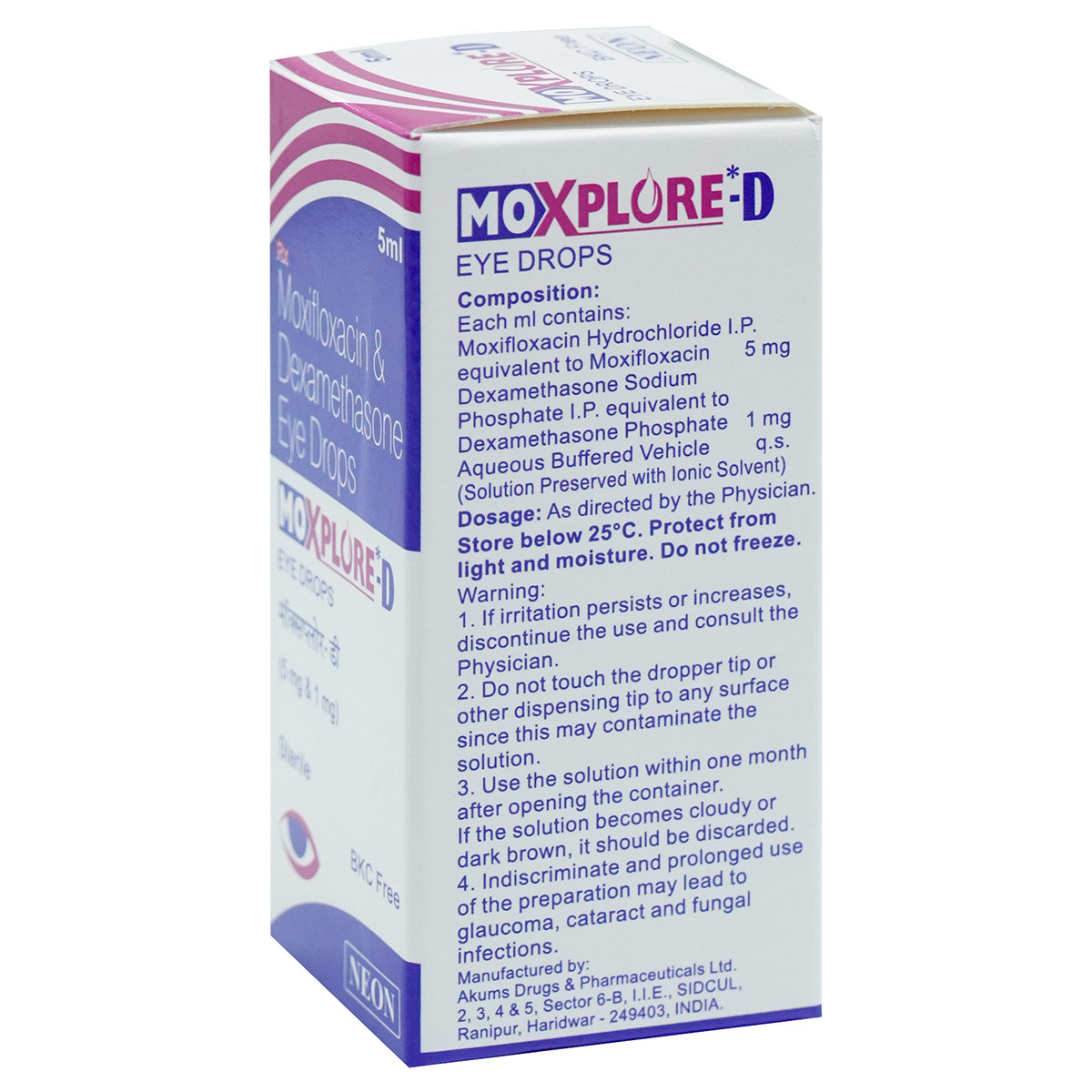 Moxplore-D Eye Drops 5 ml, Pack of 1 EYE DROPS Moxplore-D Eye Drops 5 ml, Pack of 1 EYE DROPS