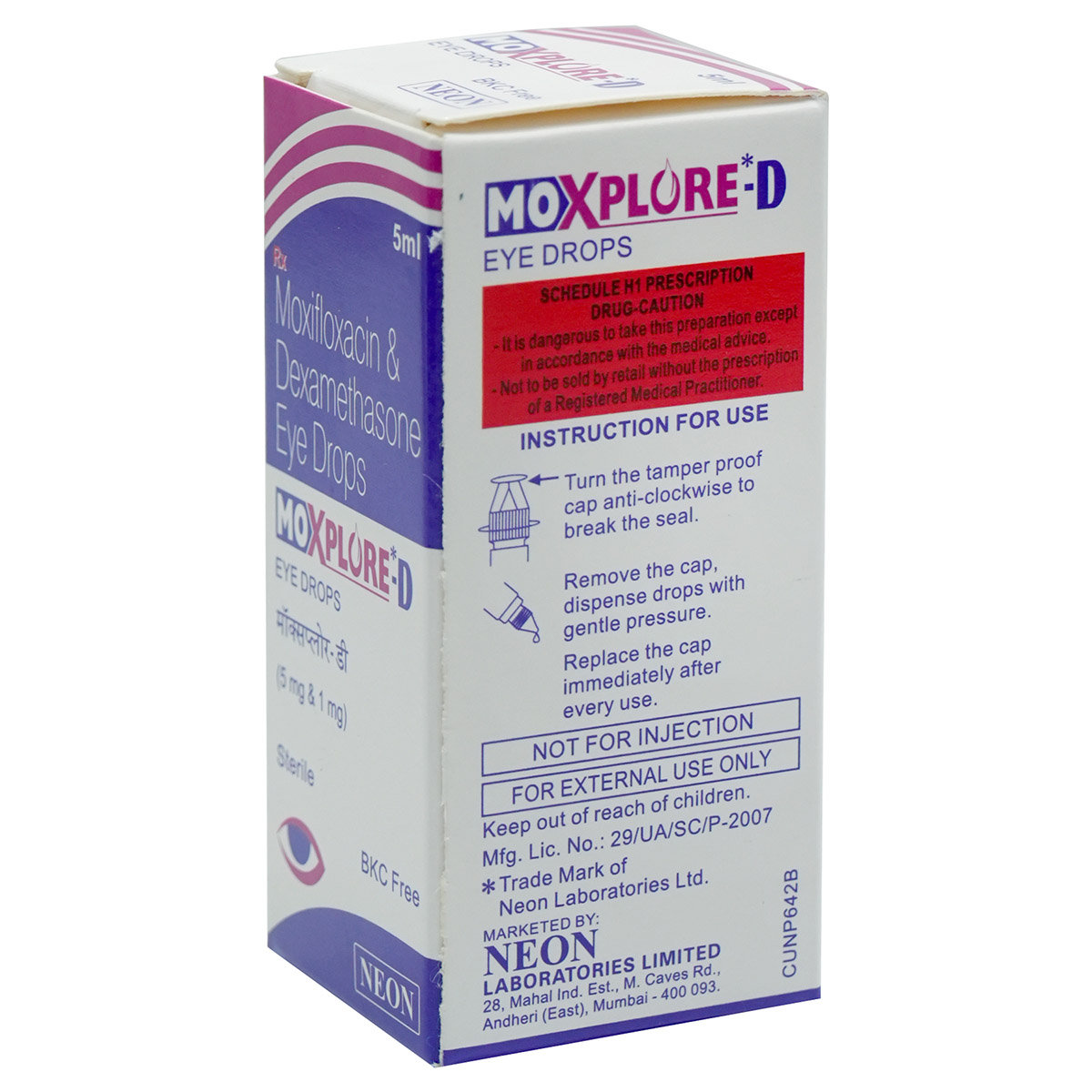 Moxplore-D Eye Drops 5 ml, Pack of 1 EYE DROPS Moxplore-D Eye Drops 5 ml, Pack of 1 EYE DROPS