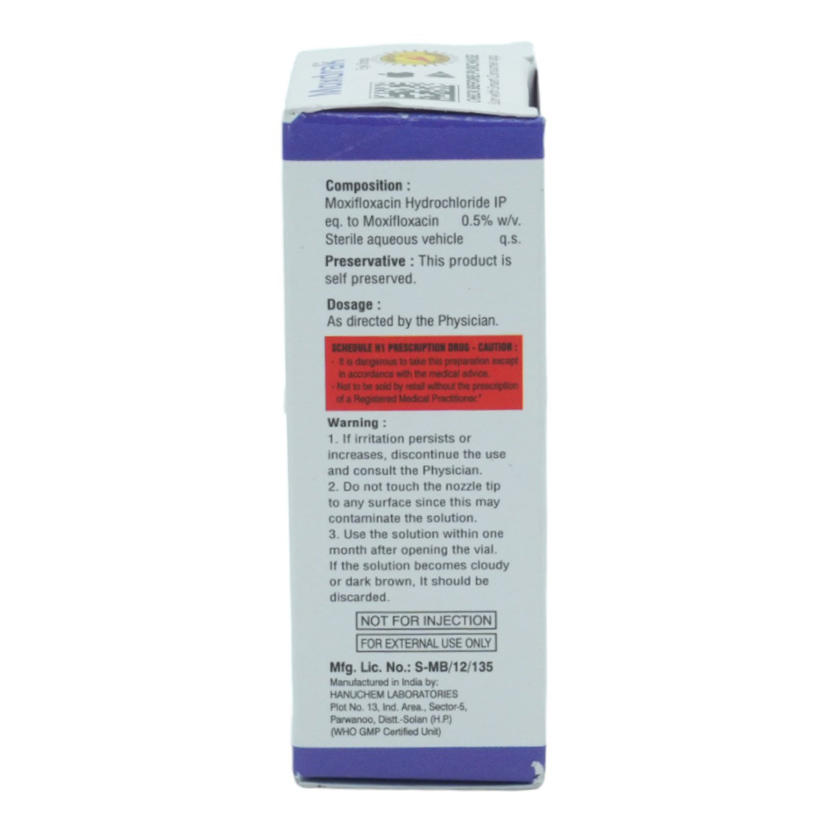 Moxdrak Eye Drops 5ml, Pack of 1 Eye Drops Moxdrak Eye Drops 5ml, Pack of 1 Eye Drops