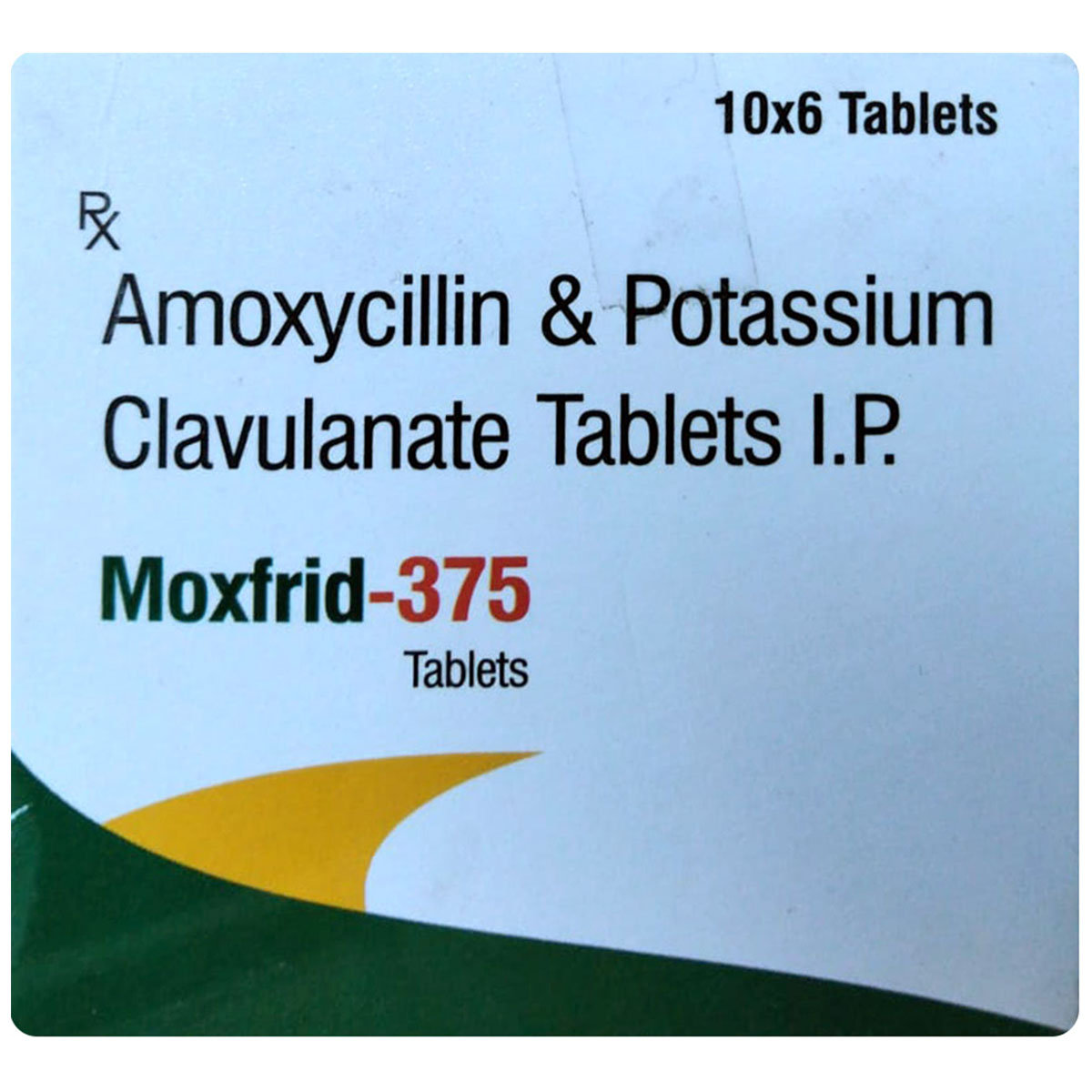 Moxfrid-375 Tablet 6's, Pack of 6 TABLETS Moxfrid-375 Tablet 6's, Pack of 6 TABLETS