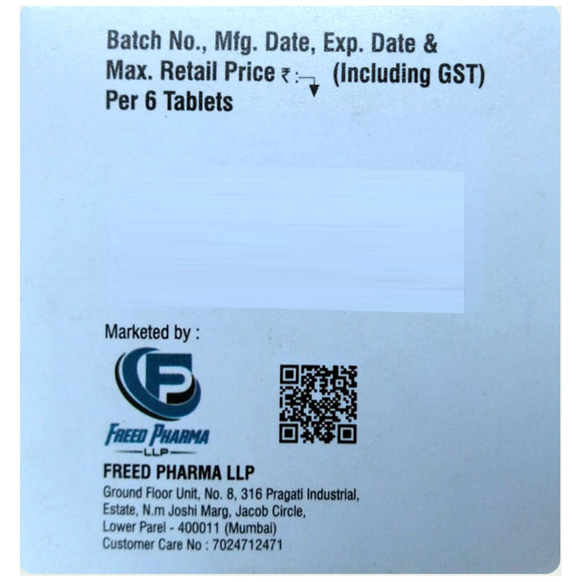 Moxfrid-375 Tablet 6's, Pack of 6 TABLETS Moxfrid-375 Tablet 6's, Pack of 6 TABLETS