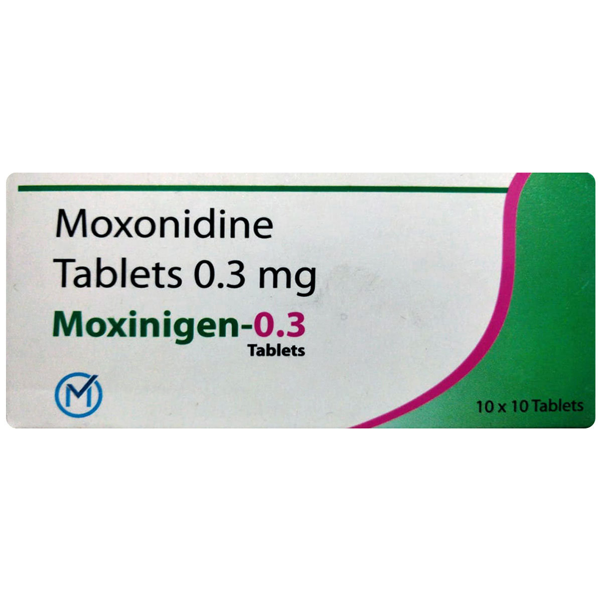 Moxinigen-0.3 Tablet 10's, Pack of 10 TabletS Moxinigen-0.3 Tablet 10's, Pack of 10 TabletS
