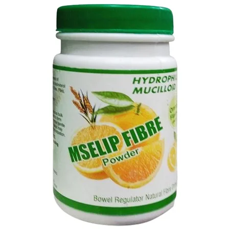 Mselip Fibre Orange Flavour Powder, 100 gm