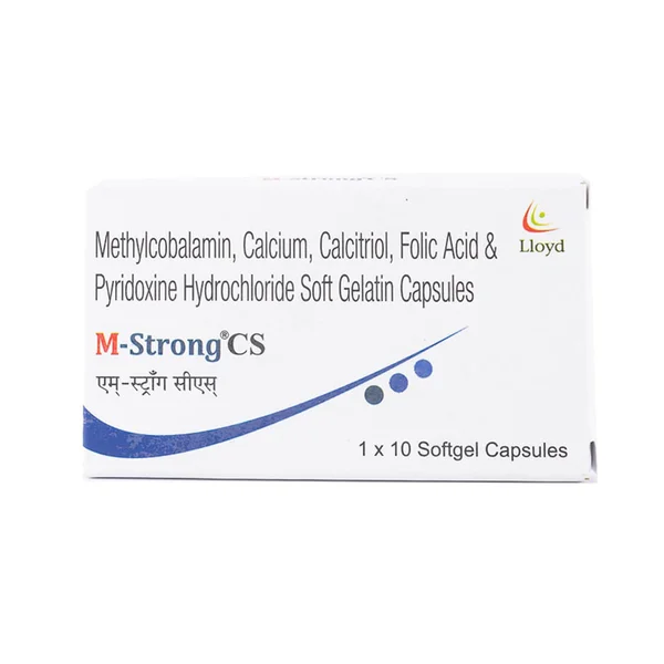 M-Strong CS Capsule 10's, Pack of 10 CAPSULES