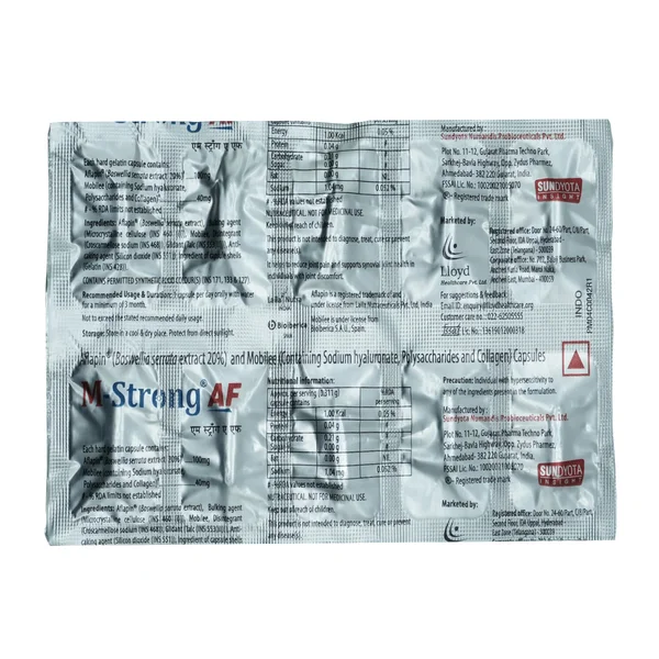 M-Strong AF Capsule 10's, Pack of 10 CapsuleS