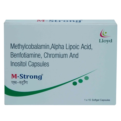 M-Strong Softgel Capsule 15's, Pack of 15 TabletS