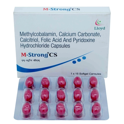 M-Strong CS Softgel Capsule 15's, Pack of 15 SoftgelsS