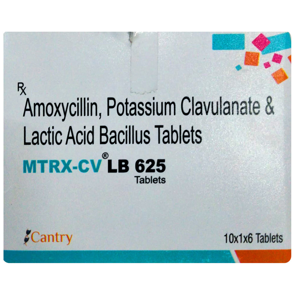 Mtrx-CV LB 625 Tablet 6's, Pack of 6 TABLETS Mtrx-CV LB 625 Tablet 6's, Pack of 6 TABLETS