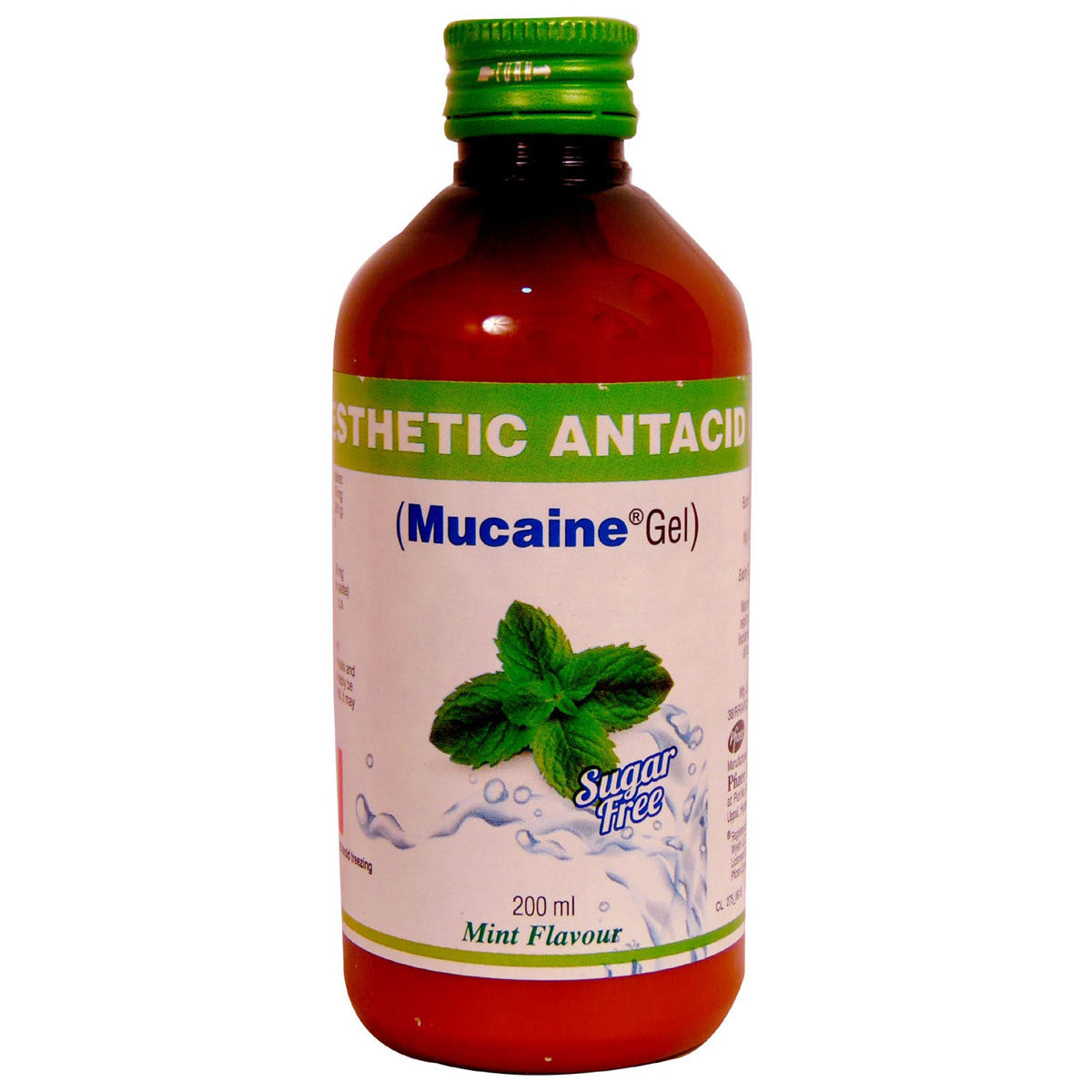 Buy Mucaine Sugar Free Mint Gel 200 ml Online