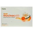Mucinac 600 Sugar Free Orange Effervescent Tablet 10's