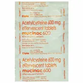 Mucinac 600 Sugar Free Orange Effervescent Tablet 10's, Pack of 10 TABLETS