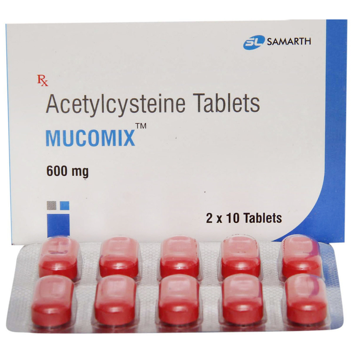 Mucomix Tablet 10's, Pack of 10 TABLETS Mucomix Tablet 10's, Pack of 10 TABLETS
