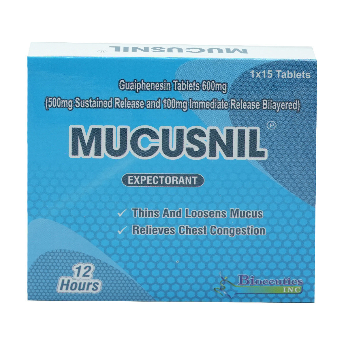 Mucusnil Expectorant Tablet 15's, Pack of 15 TabletS Mucusnil Expectorant Tablet 15's, Pack of 15 TabletS