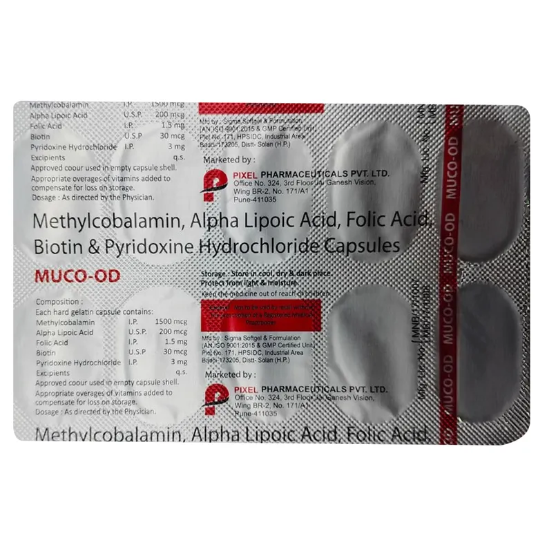 Buy Muco-OD Capsule 10's online | Uses, Side Effects, Price and ...