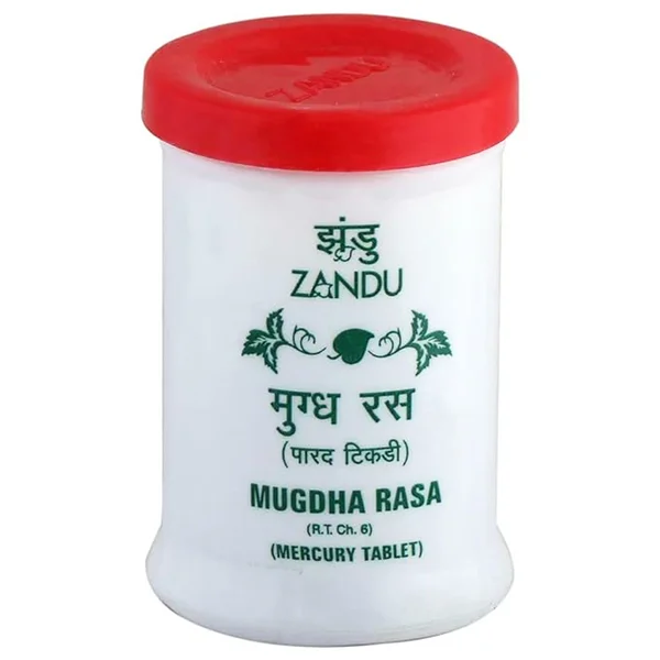 Zandu Mugdha Rasa Mercury, 15 Tablets