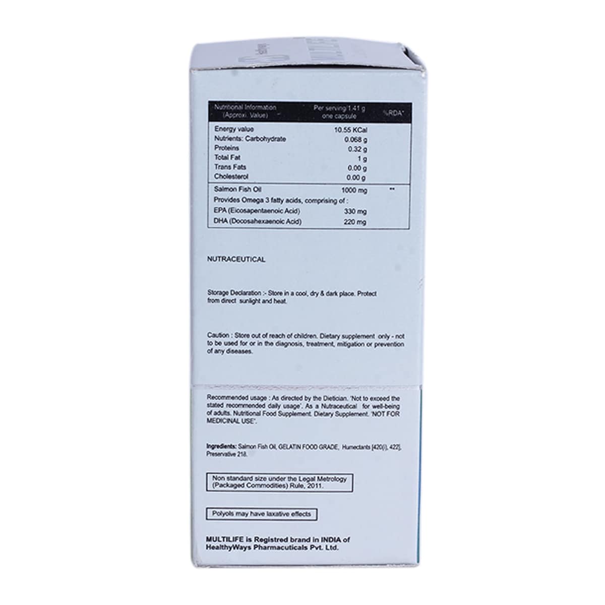 Multilife Capsule 30's, Pack of 1 Multilife Capsule 30's, Pack of 1