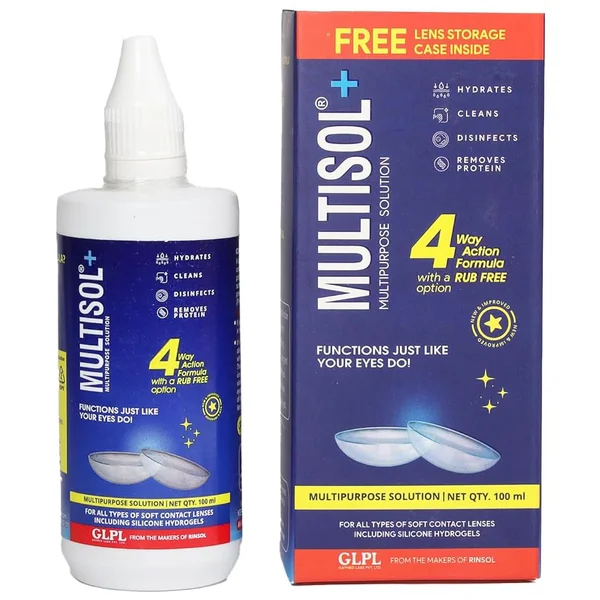 Multisol Plus Multipurpose Solution, 100 ml