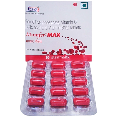 Mumfer-Max Tablet 15's, Pack of 15 TABLETS