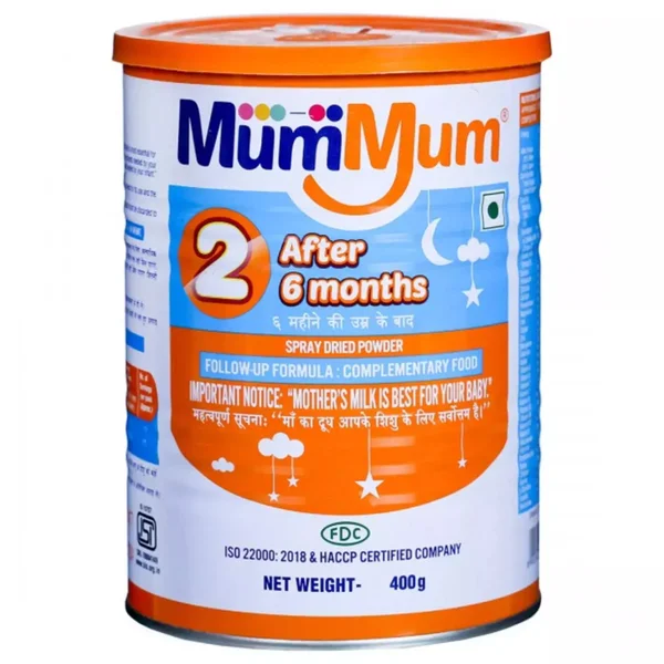 Mum Mum Stage 2 Infant Milk Substitute, 400 gm, Pack of 1