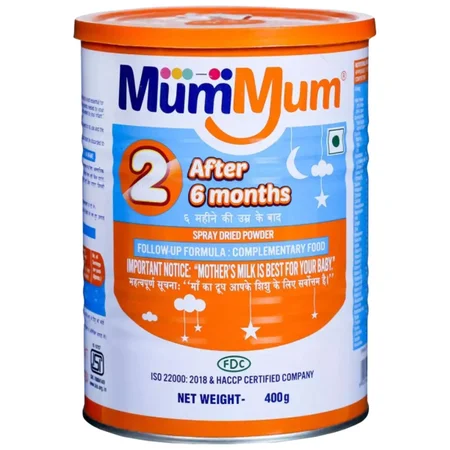 MumMum Stage-2 After 6M Formula Milk Powder, 400 gm Tin