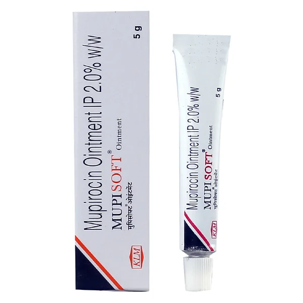 Mupisoft 2%W/W Oint 5gm, Pack of 1 Ointment