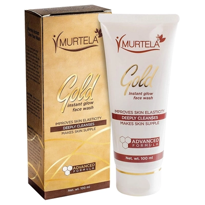 Murtela Gold Face Wash 100 ml, Pack of 1