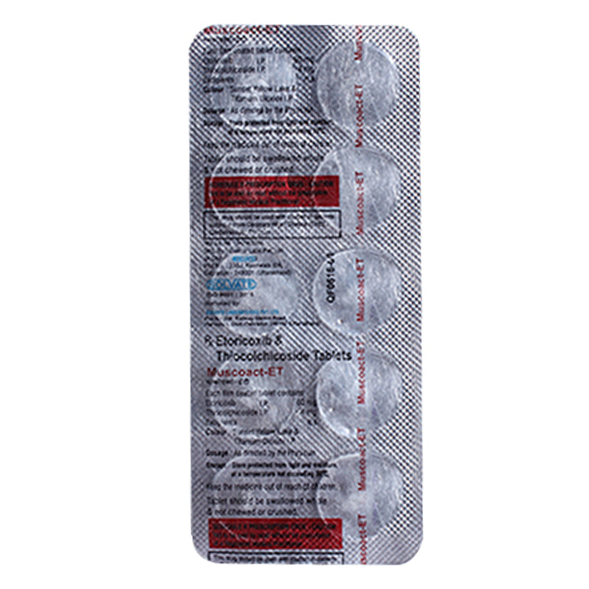 Muscoact-ET Tablet 10's, Pack of 10 TabletS Muscoact-ET Tablet 10's, Pack of 10 TabletS