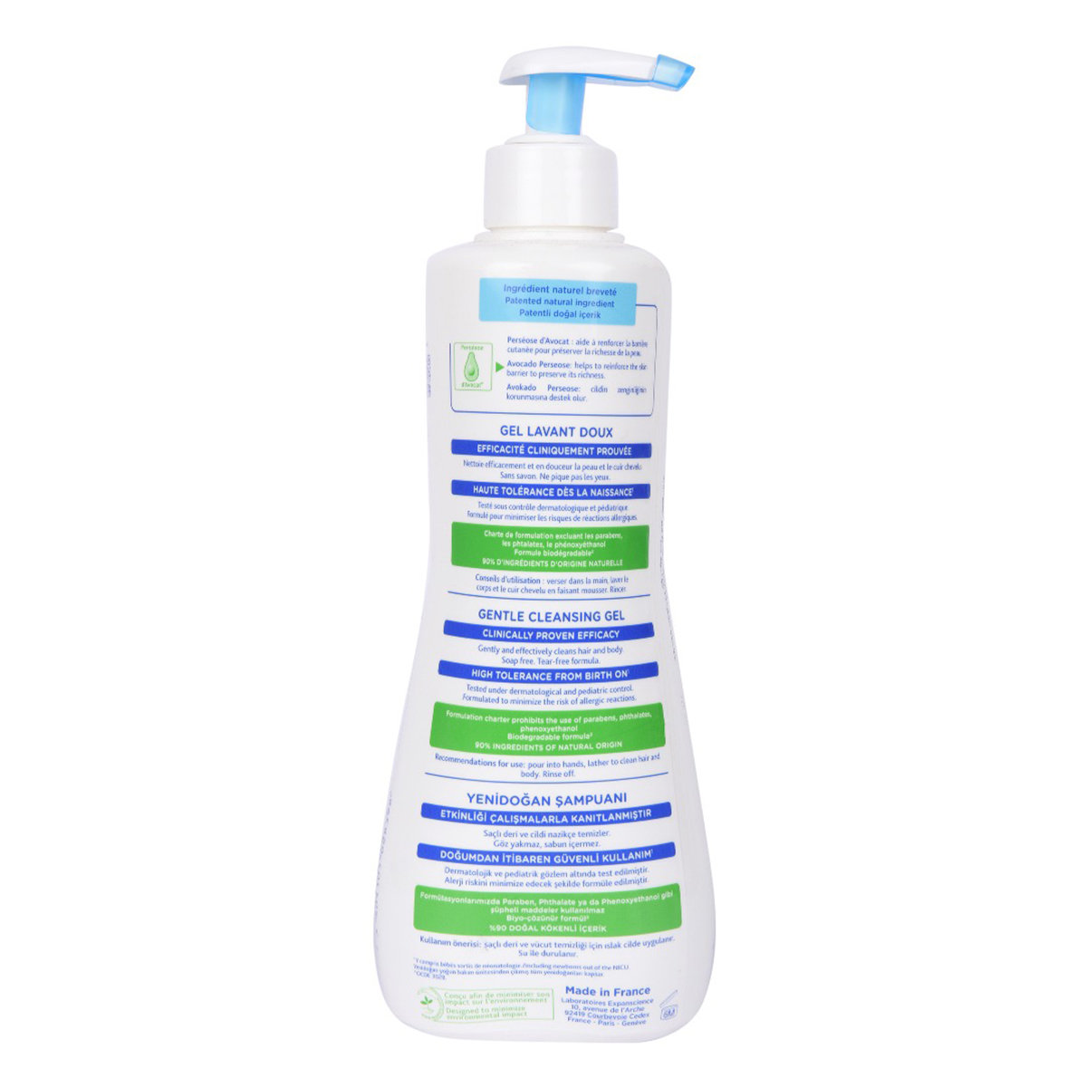 Mustela Gentle Baby Cleansing Gel, 500 ml, Pack of 1 Mustela Gentle Baby Cleansing Gel, 500 ml, Pack of 1