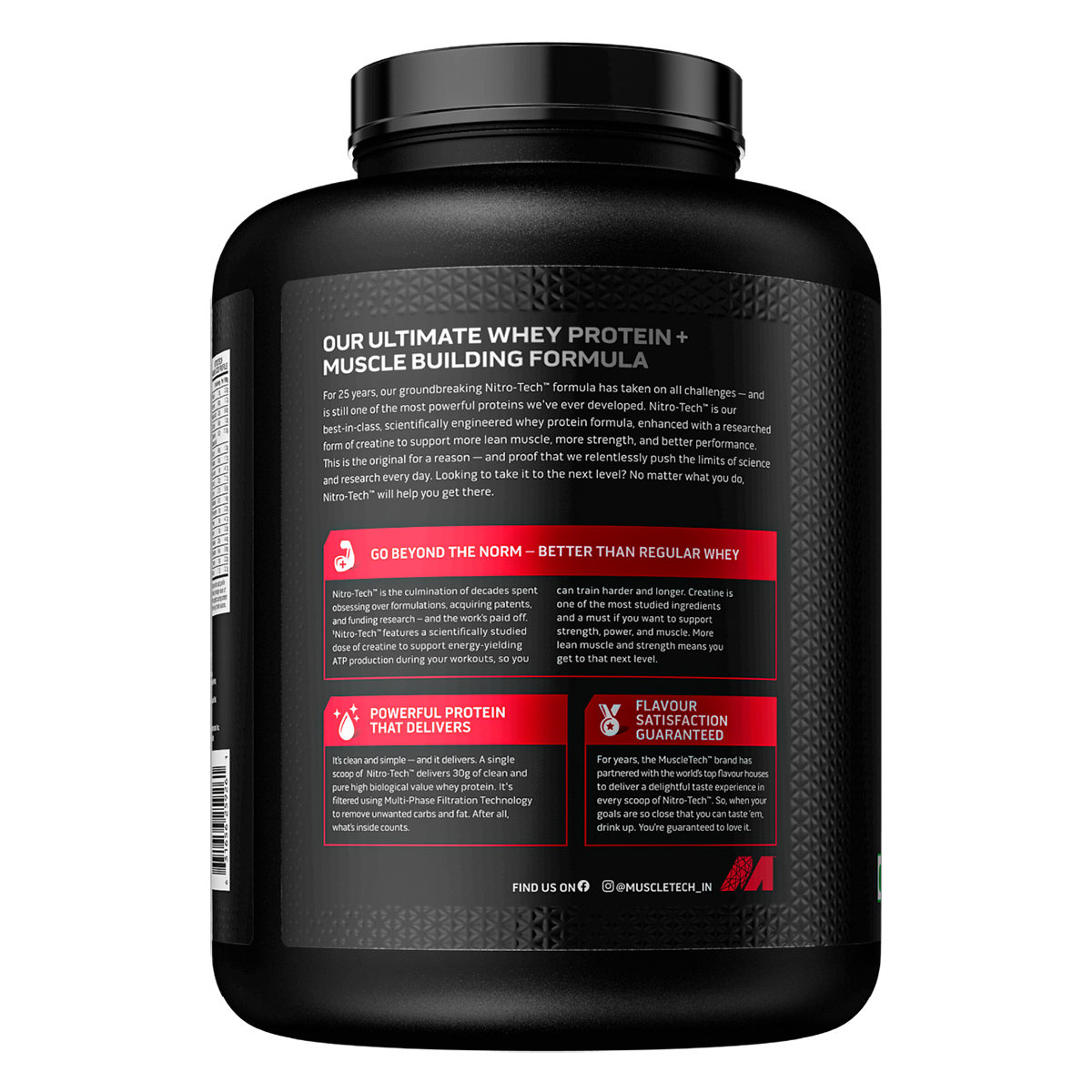 MuscleTech Nitrotech Whey Protein Milk Chocolate Flavour Powder, 2 kg, Pack of 1 MuscleTech Nitrotech Whey Protein Milk Chocolate Flavour Powder, 2 kg, Pack of 1