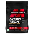 MuscleTech Nitrotech 100% Whey Gold Double Rich Chocolate Flavour Powder, 450 gm