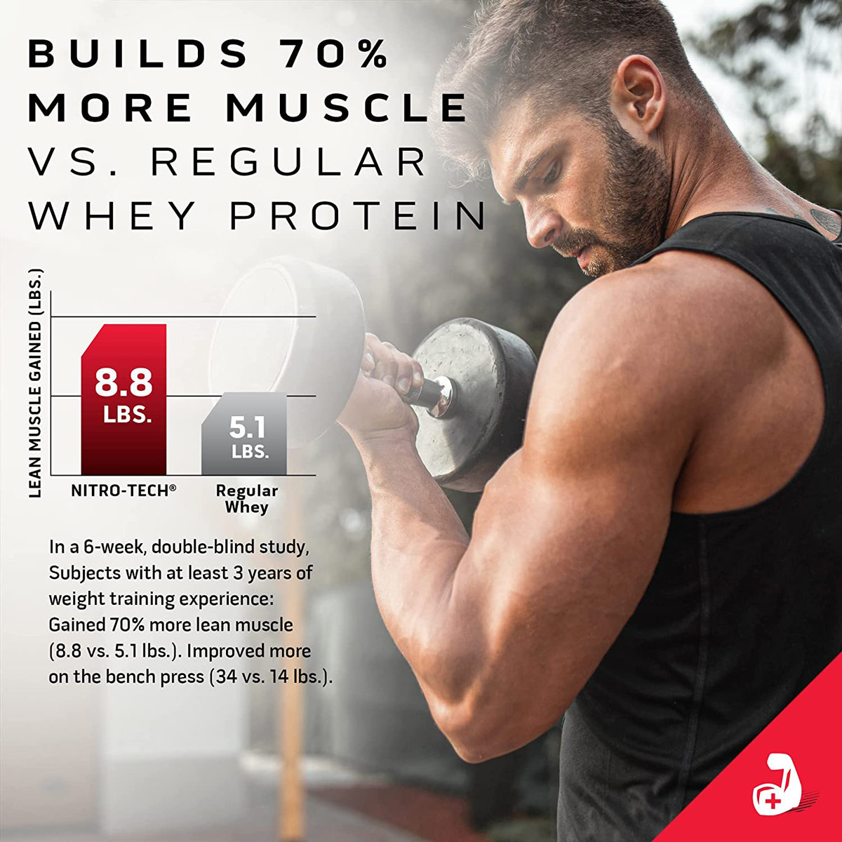 Muscletech Nitrotech Whey Protein Milk Chocolate Flavour Powder, 450 gm, Pack of 1 Muscletech Nitrotech Whey Protein Milk Chocolate Flavour Powder, 450 gm, Pack of 1