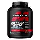 Muscletech Nitrotech Whey Protein Milk Chocolate Flavour Powder, 1.81 kg, Pack of 1