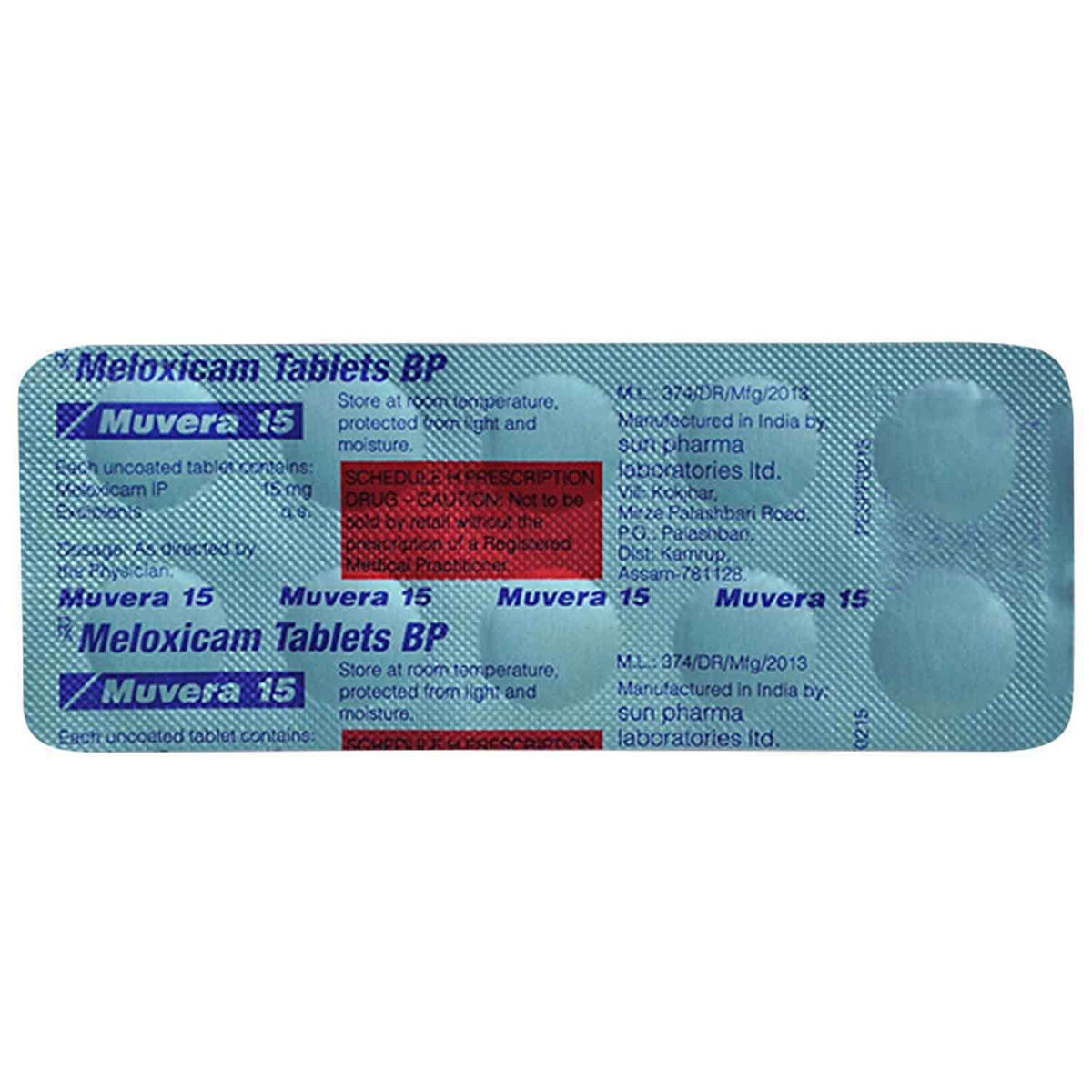 Muvera 15 Tablet 10's, Pack of 10 TABLETS Muvera 15 Tablet 10's, Pack of 10 TABLETS