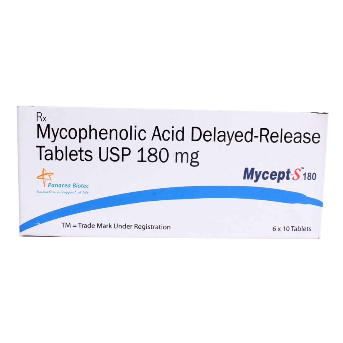 MYCEPT S 180MG TABLET, Pack of 10 TabletS MYCEPT S 180MG TABLET, Pack of 10 TabletS