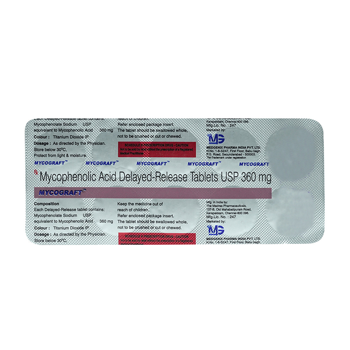 Mycograft 360 Tablet 10's Mycograft 360 Tablet 10's