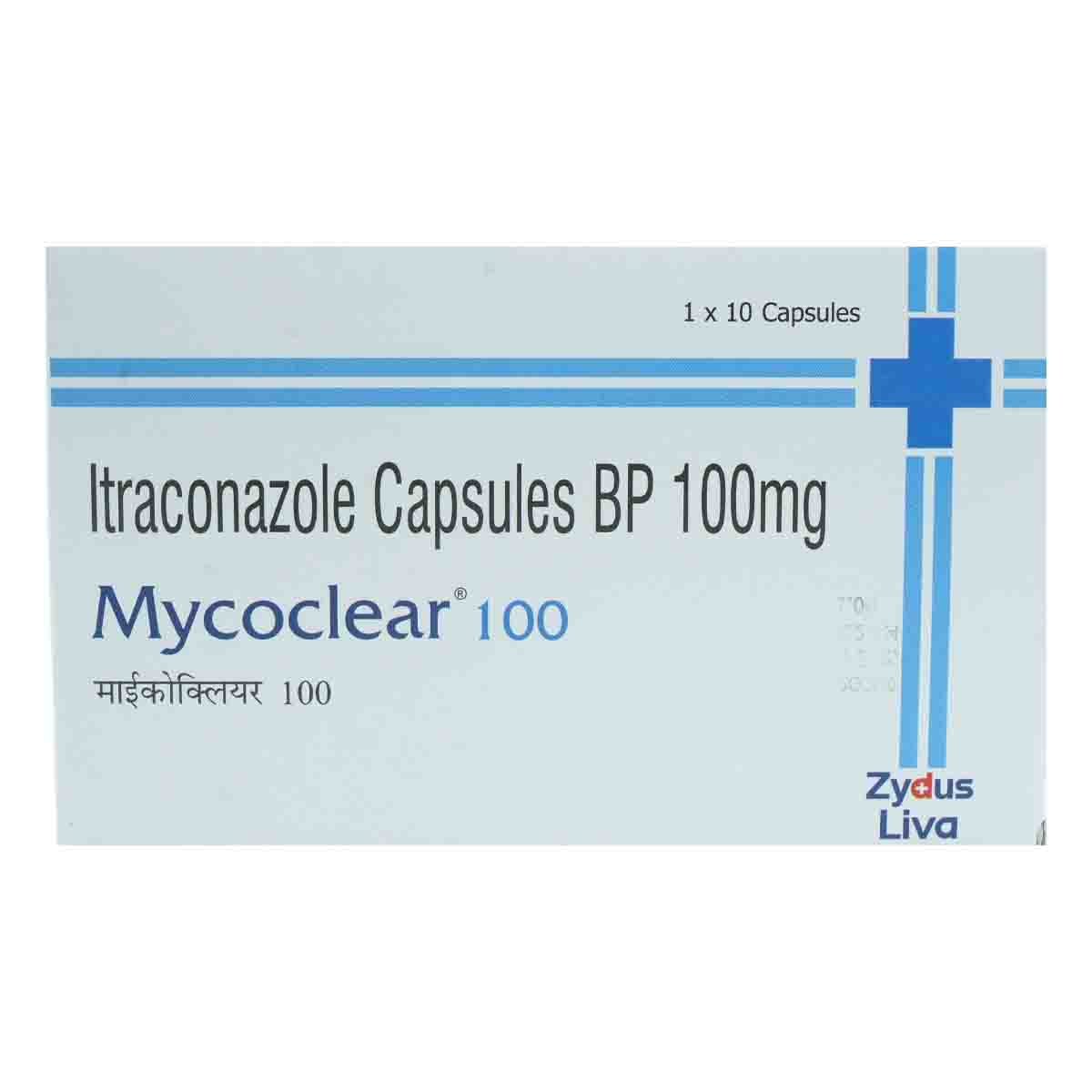 Mycoclear 100 Capsule 10's, Pack of 10 CAPSULES Mycoclear 100 Capsule 10's, Pack of 10 CAPSULES