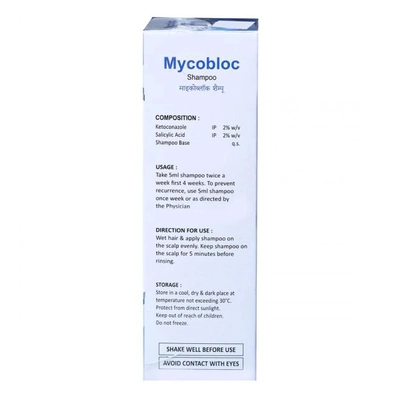 Mycobloc Shampoo 100 ml, Pack of 1 Shampoo