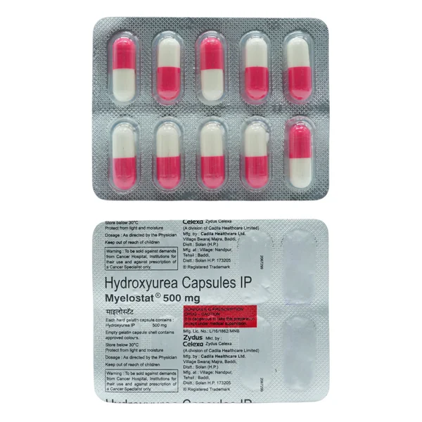 Myelostat 500mg Capsule 10's