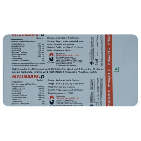 Mylinsafe-D Tablet 10's