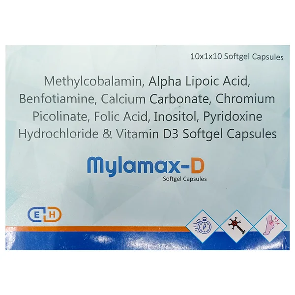 Mylamax-D Softgel Capsule 10's