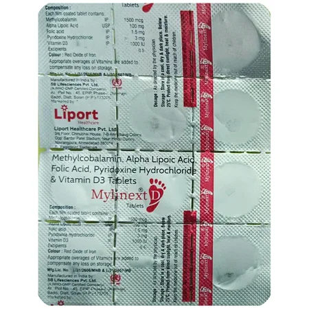 Mylinext D Tablet 10's