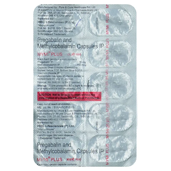 Mymi Plus Capsule 10's, Pack of 10