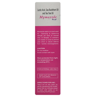 Mymazole Feminine Hygiene Wash 100ml, Pack of 1