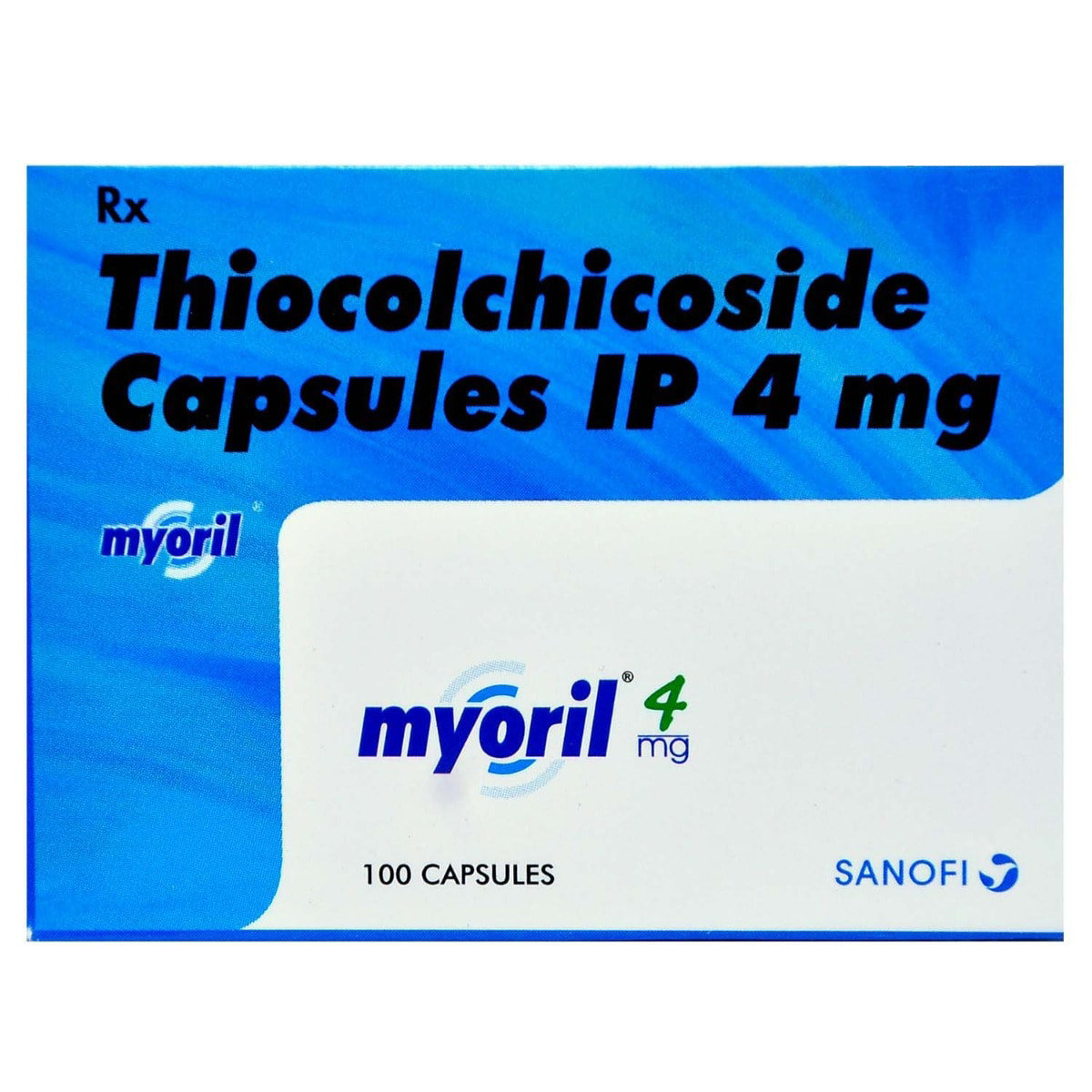 Myoril 4 mg Capsule 10's, Pack of 10 CAPSULES Myoril 4 mg Capsule 10's, Pack of 10 CAPSULES