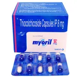 Myoril 8 mg Capsule 10's, Pack of 10 CAPSULES