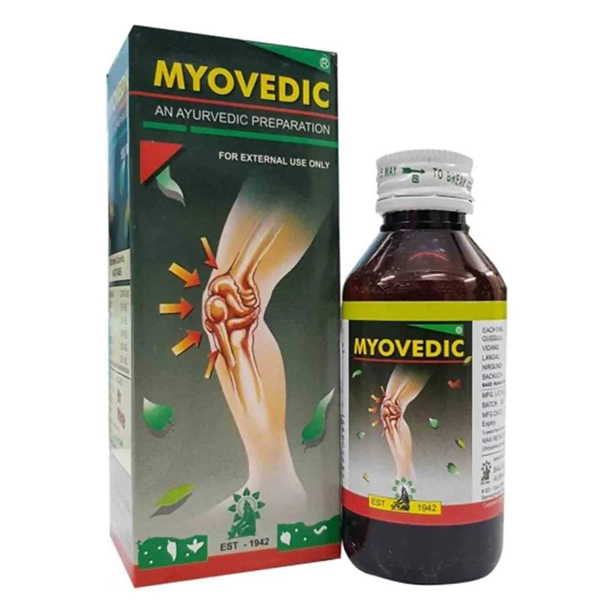 Myovedic Massage Oil, 100 ml, Pack of 1 Myovedic Massage Oil, 100 ml, Pack of 1