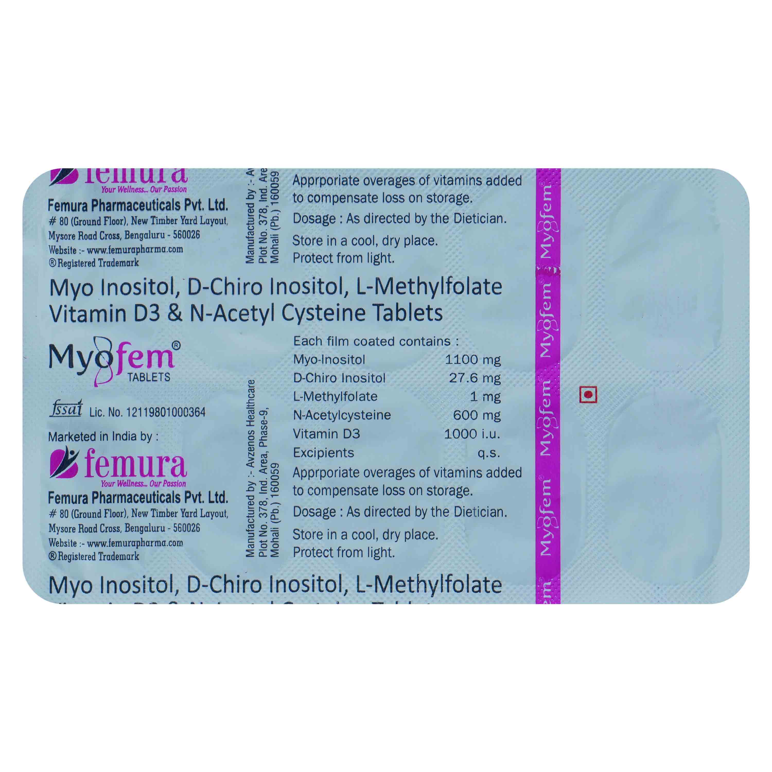 Buy Myofem Tablet 10's Online