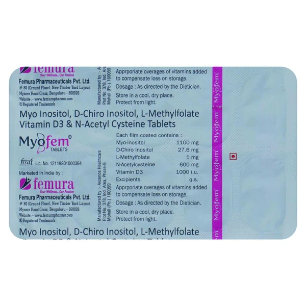 Myofem Tablet 10's, Pack of 10 TabletS