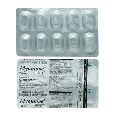 Myomove Tablet 10's, Pack of 10 TabletS