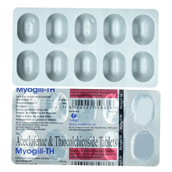 Myogill TH 4 Tablet 10's, Pack of 10 TABLETS